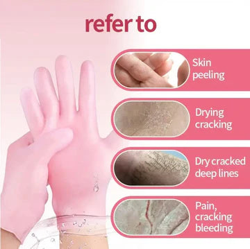 100% Pure Silicone Moisturizing Long Hand Gloves